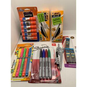 Comprehensive School & Office Stationery Supply Bundle With Multiple Writing Ins